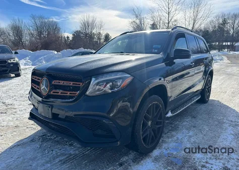 2017 Mercedes-Benz Gls 63 Amg 4Matic z USA, uszkodzony, nr VIN 4JGDF7FE7HA897346